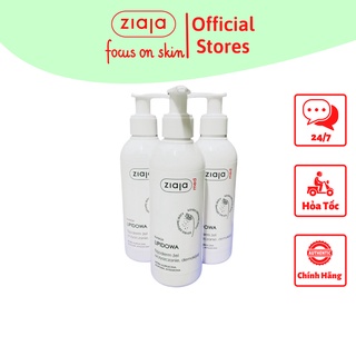 Sữa Rửa Mặt Ziaja Med Trắng Giảm Khô Ráp, Bong Tróc, Mẩn Ngứa Dành Cho Da Khô Và Nhạy Cảm 200ml