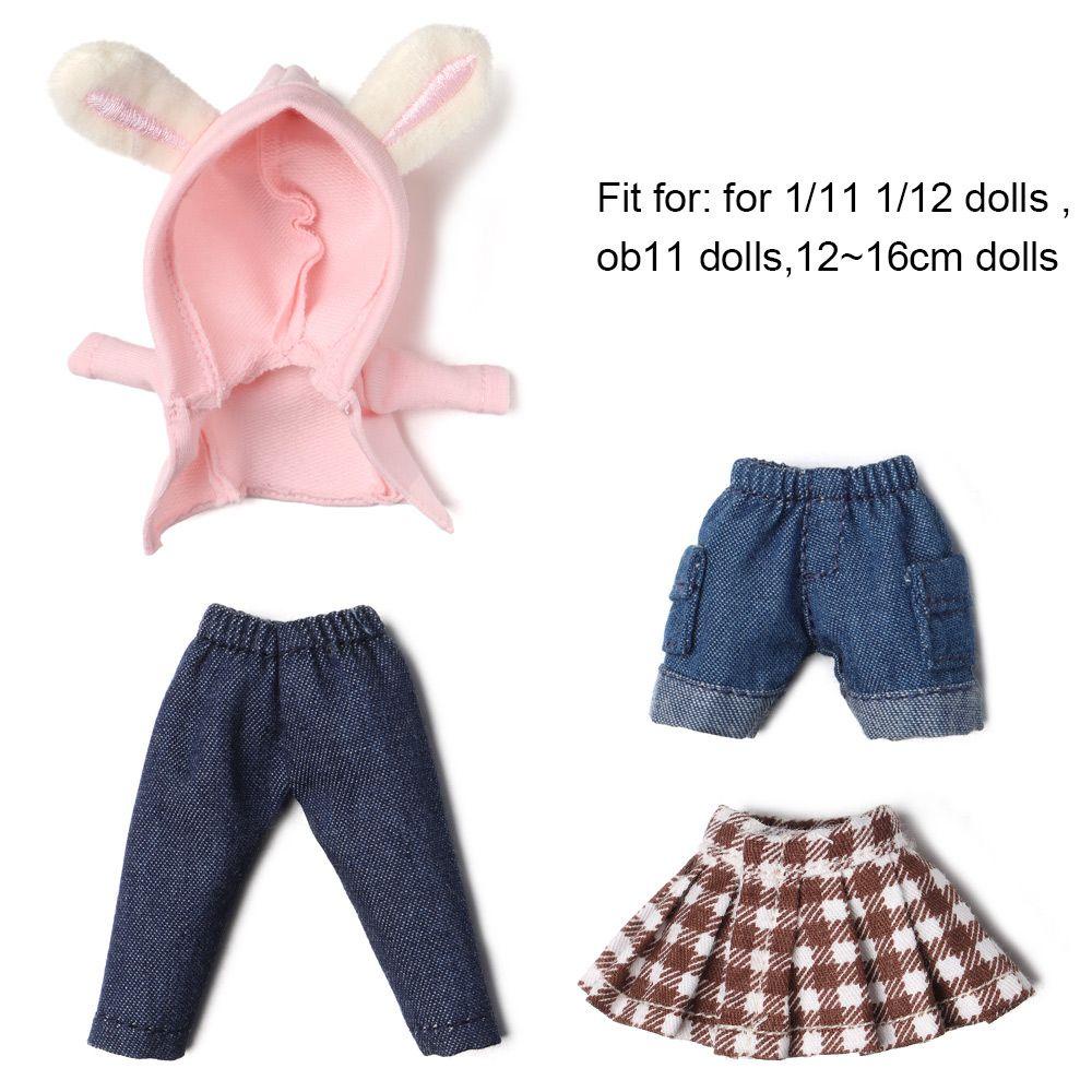 Bộ Áo Hoodie + Quần Short Thời Trang Cho Búp Bê BJD