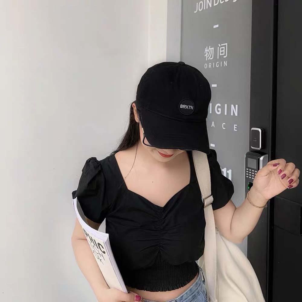 Mũ Lưỡi Trai Thêu Chữ Phong Cách Hàn Quốc Năng Động Cho Nam