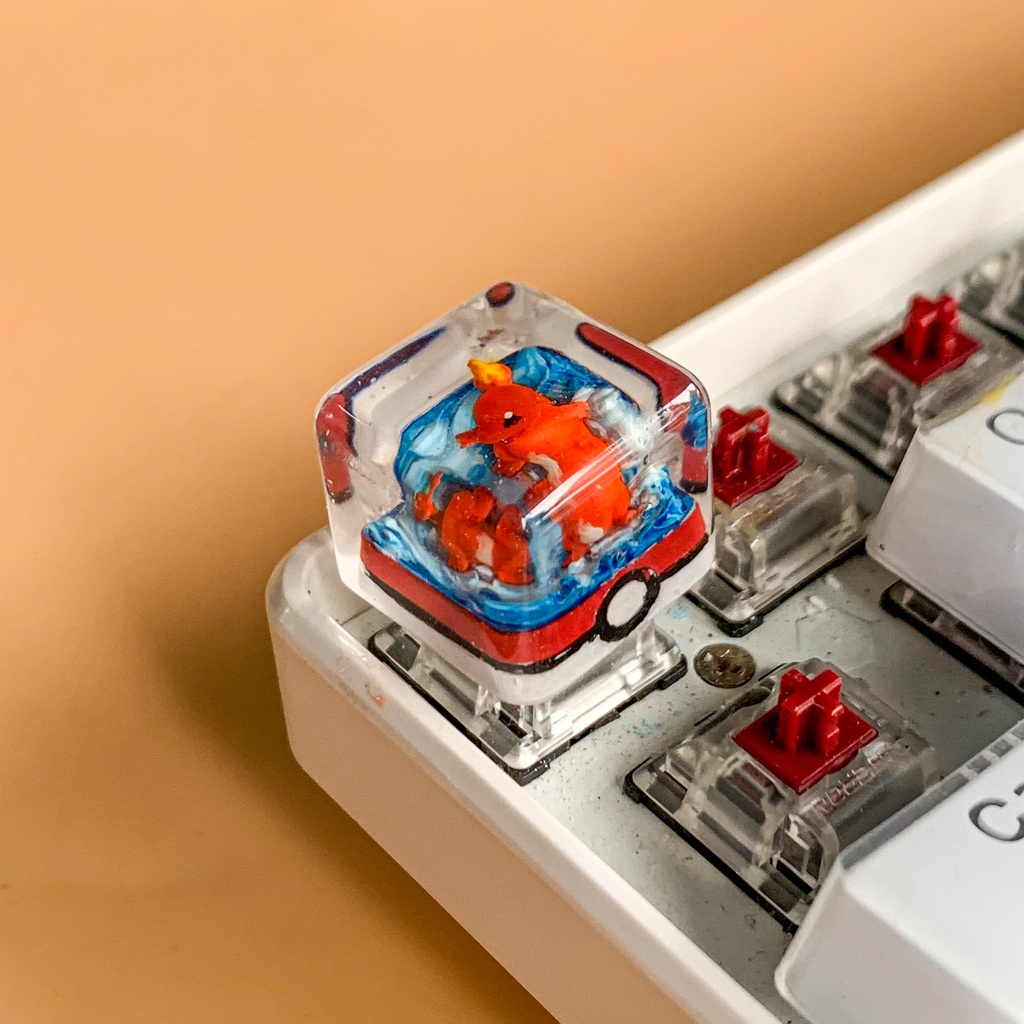 Nút bàn phím cơ máy tính - Artisan keycap - Pokemon Keycap - Resin keycaps
