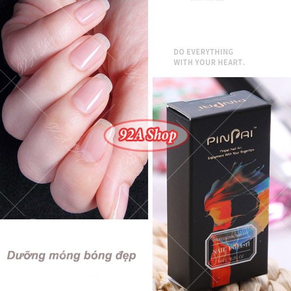 SƠN DƯỠNG BÓNG BẢO VỆ MÓNG TAY CHÂN PINPAI 8ML