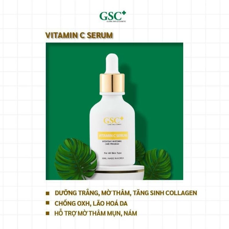 SIÊU CẤP CHĂM SÓC DA - BỘ 3 TINH CHẤT GSC CHÍNH HÃNG , DƯỠNG CHẤT CẦN THIẾT CỦA MỌI LÀN DA