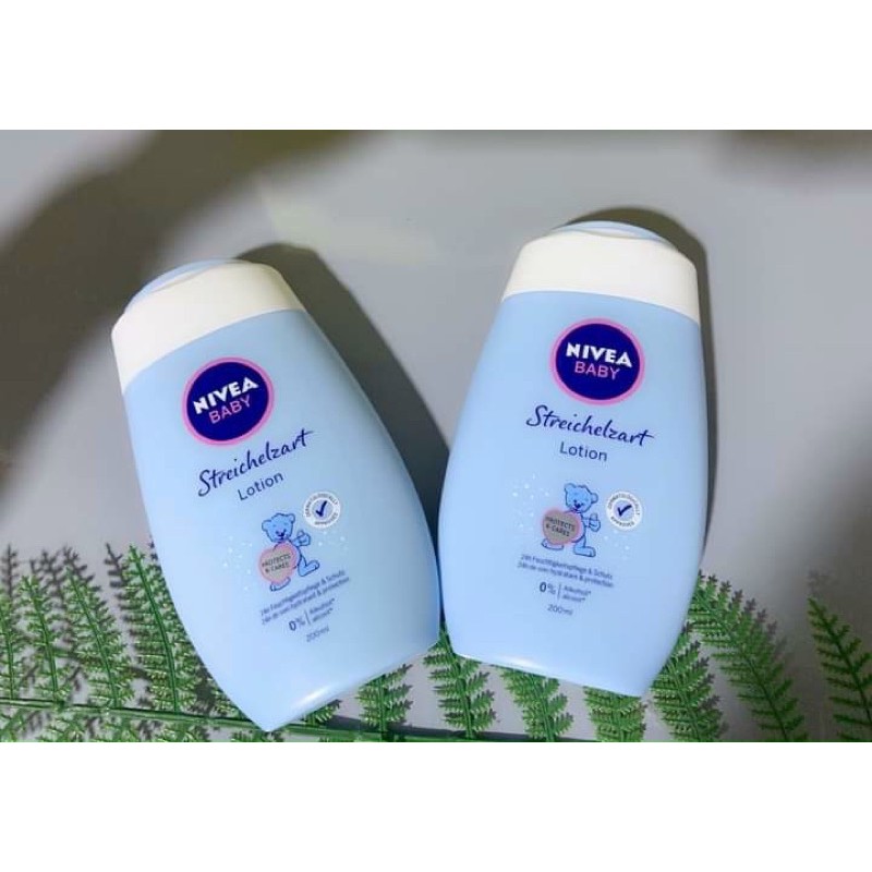 Sữa dưỡng da Nivea Baby Lotion 200ml cho bé sơ sinh, người lớn, mẹ bầu..- nội địa Đức