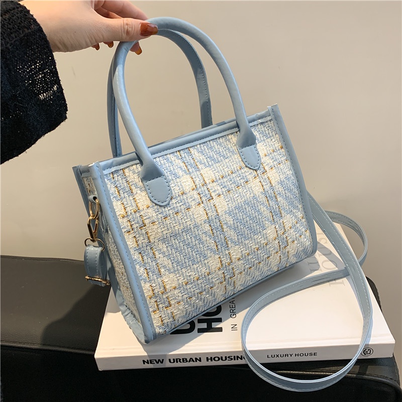 Túi xách màu trơn phong cách retro thời trang cho nữ 2021