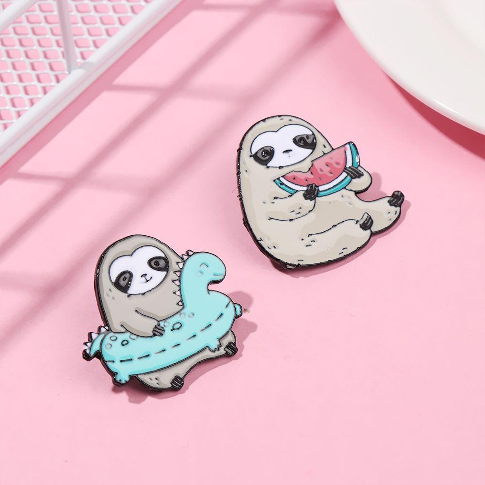 Huy Hiệu Cài Áo Hình Động Vật Hoạt Hình Đáng Yêu