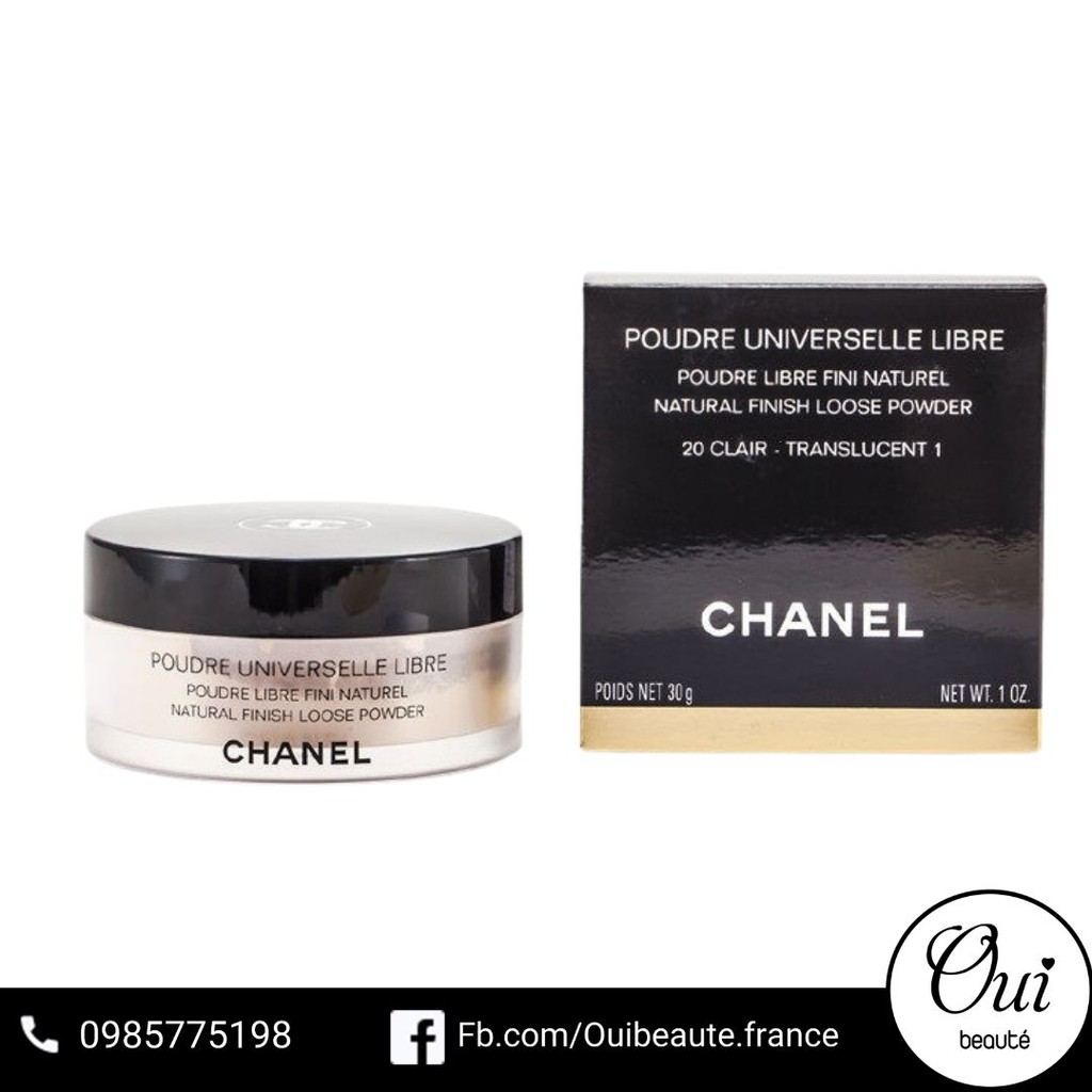 Phấn phủ Chanel Poudre Universelle Libre, phấn bột sáng da kiềm dầu màu 20 30g Ouibeaute