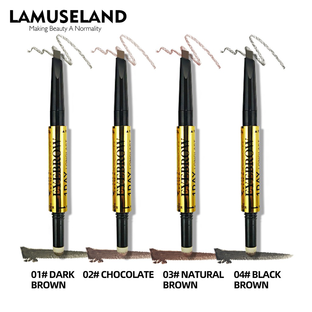 (Hàng Mới Về) Bút Kẻ Lông Mày 3 Bước Chống Thấm Nước Và Mồ Hôi Lâu Trôi | BigBuy360 - bigbuy360.vn