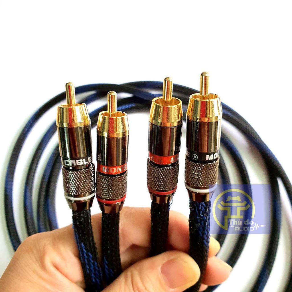 Cặp dây AV MONSTER - DÂY TÍN HIỆU ÂM THANH MONSTER STANDARD 100 KÈM CỤC CHỐNG NHIỄU
