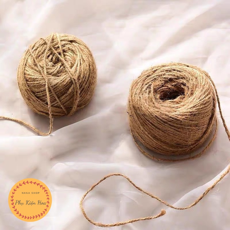 [Lẻ 1m, 5m] Dây Cói, Dây Thừng Khổ 1mm - 2mm, Làm Ruy Băng - Thắt Nơ, Trang Trí Quà Tặng - Đồ Vật