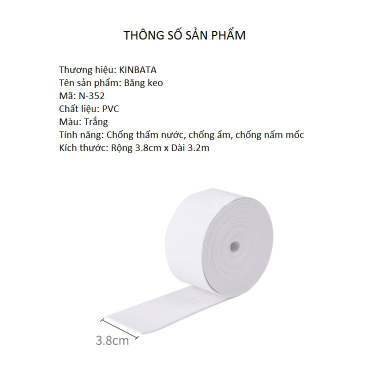 Dải keo dán chống thấm PVC, không thấm nước, dampproof, nấm mốc, chống dầu, mạnh mẽ và bền