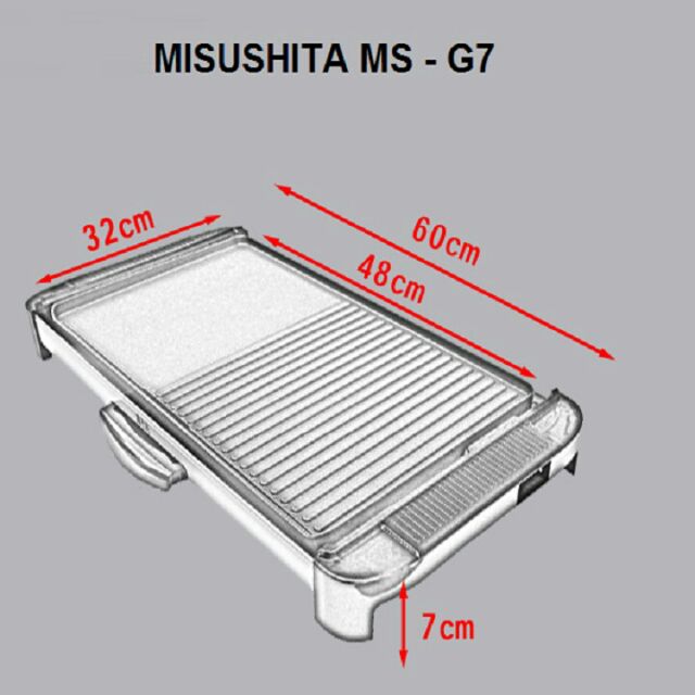 BẾP NƯỚNG ĐIỆN MISUSHITA MS-G7