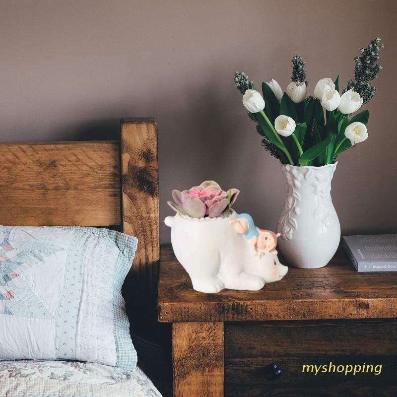 Khuôn silicon làm lọ cắm bút hình gấu 3d dễ thương