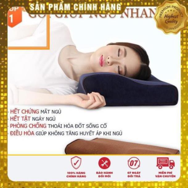 Vỏ Gối - Gối ngủ Nhật Bản cao su non đa năng giúp ngủ nhanh hết mất ngủ, phòng chống thoái hóa đốt sống cổ, hết ngáy ngủ