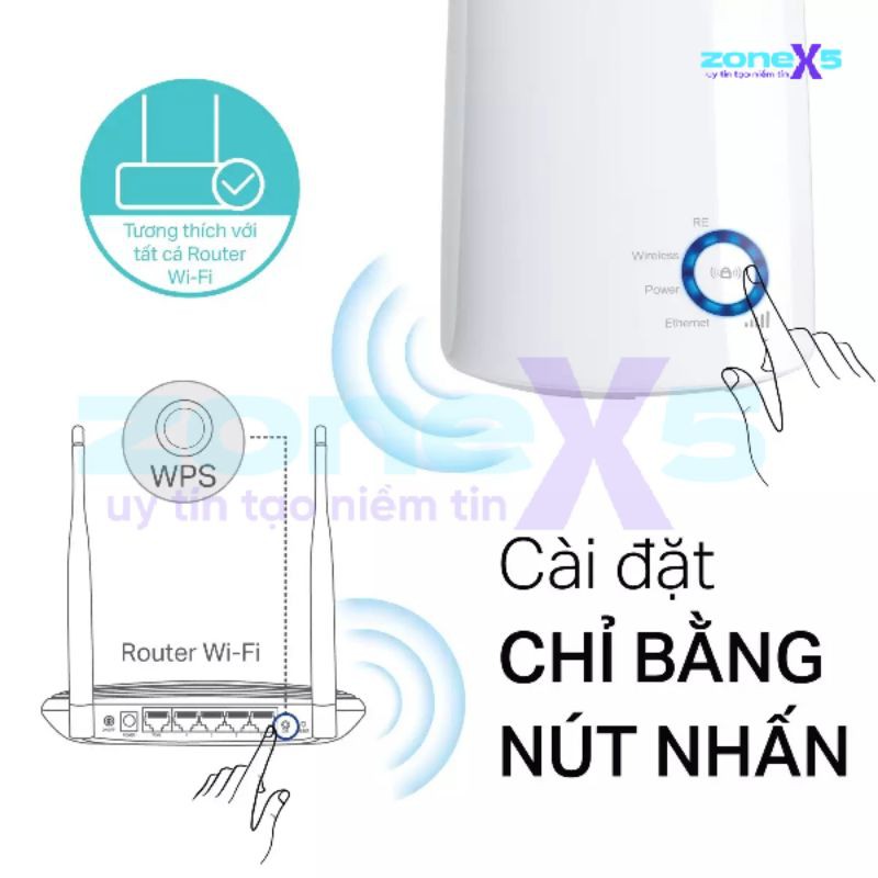 Kích sóng wifi Tp-Link TL-WA850RE - Hãng phân phối chính thức