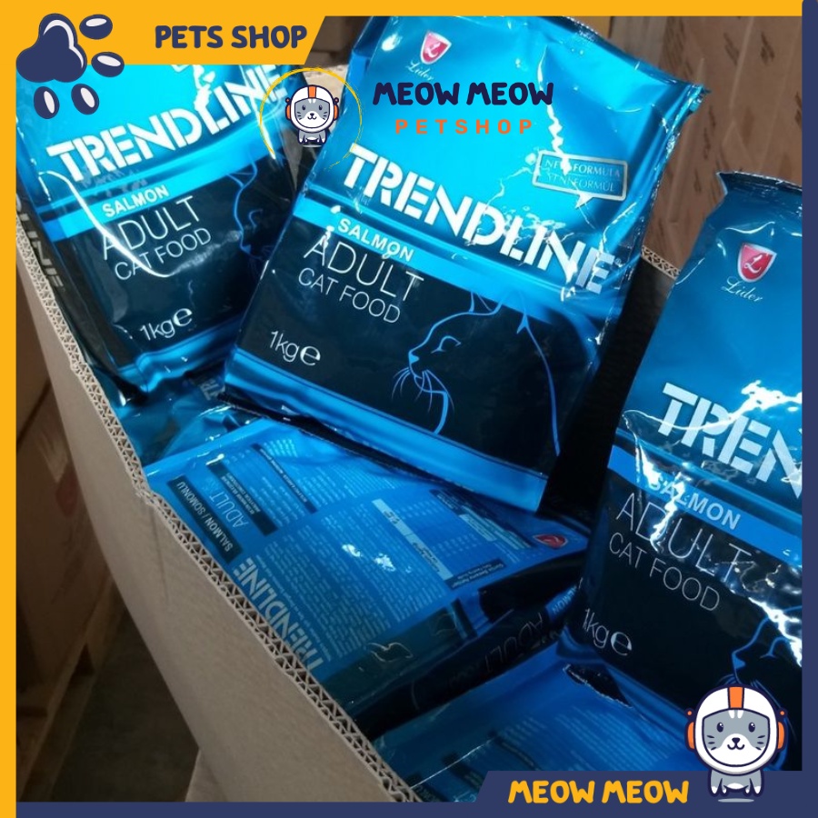 Hạt cho mèo TRENDLINE, hạt dinh dưỡng cho mèo TRENDLINE | Túi hãng 1KG | Hạt dinh dưỡng cho mèo.