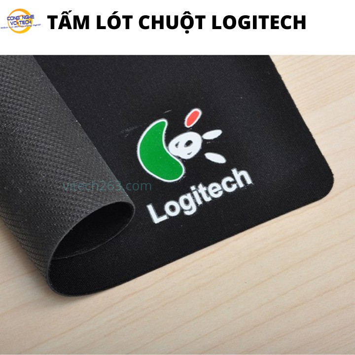 Tấm lót chuột LOGITECH kích thước 18x22cm-SIÊU ĐẸP MỀM MẠI-TĂNG ĐỘ CHẠY CỦA CHUỘT MÁY TÍNH