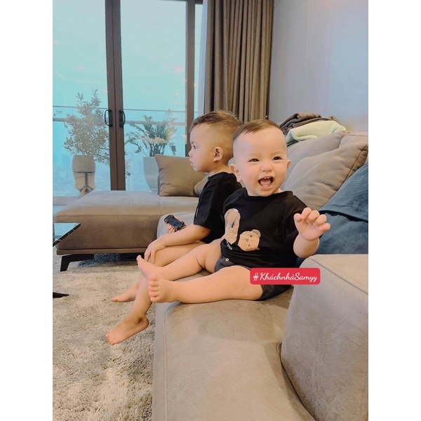 Áo thun tay lỡ gấu Pa lm Angles , áo phông nam nữ unisex , Samy_vn