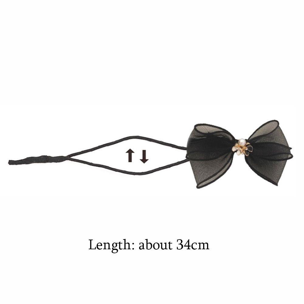 Dây Cột Tóc Đuôi Ngựa Phối Ruy Băng Kiểu Ngọt Ngào MIHAN1