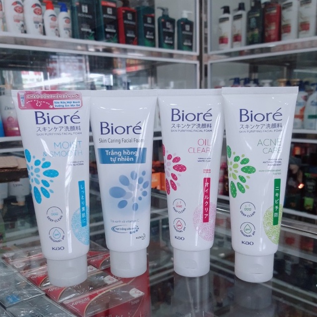 Sữa rửa mặt Biore nữ 100ml