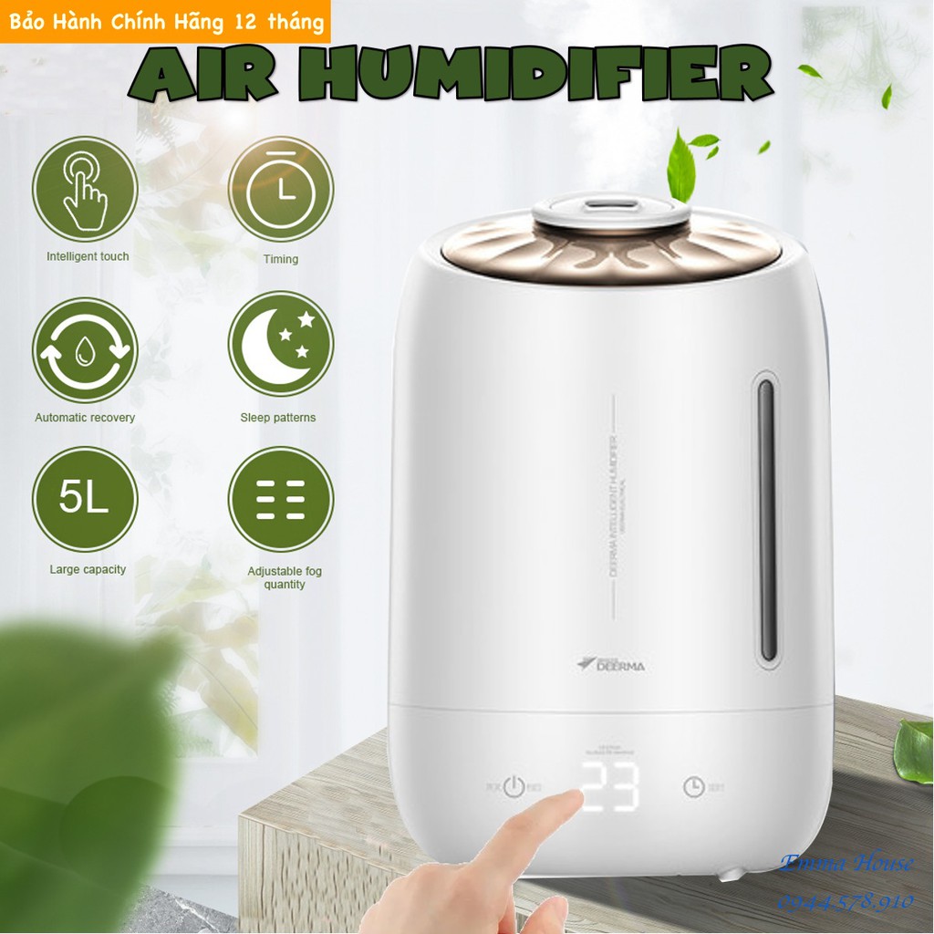 [Mã ELHA22 giảm 5% đơn 300K] Máy Phun Sương Tạo Ẩm Deerma F600 5L - BẢO HÀNH 06 Tháng