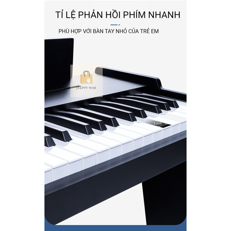 Đàn piano điện cho bé cao cấp, đàn piano đồ chơi chất liệu gỗ tự nhiên, đàn piano mini 37 phím
