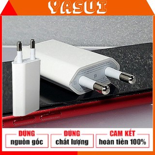Cục sạc iphone chính hãng Apple theo máy,Củ sạc 5W,1A chân tròn,Cổng usb lightning Sạc nhanh iphone 5/6/7/8Plus YASUI