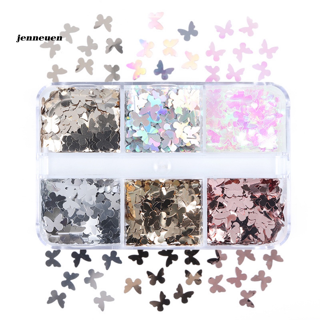 Phụ Kiện Lá Kim Tuyến Trang Trí Móng Tay Không Phai Màu