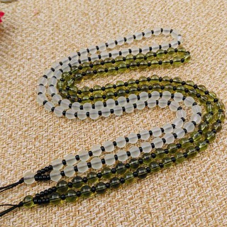 Dây chuyền mặt đá ngọc bích tròn 6mm