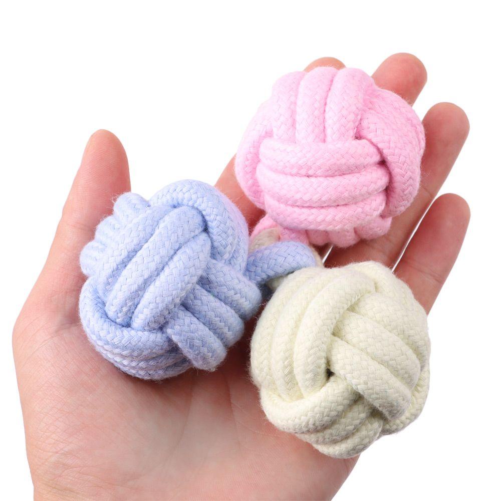 Bóng Đồ Chơi Bằng Dây Cotton DAPHS Chống Cắn Cho Thú Cưng