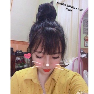 Tóc mái thưa đủ màu