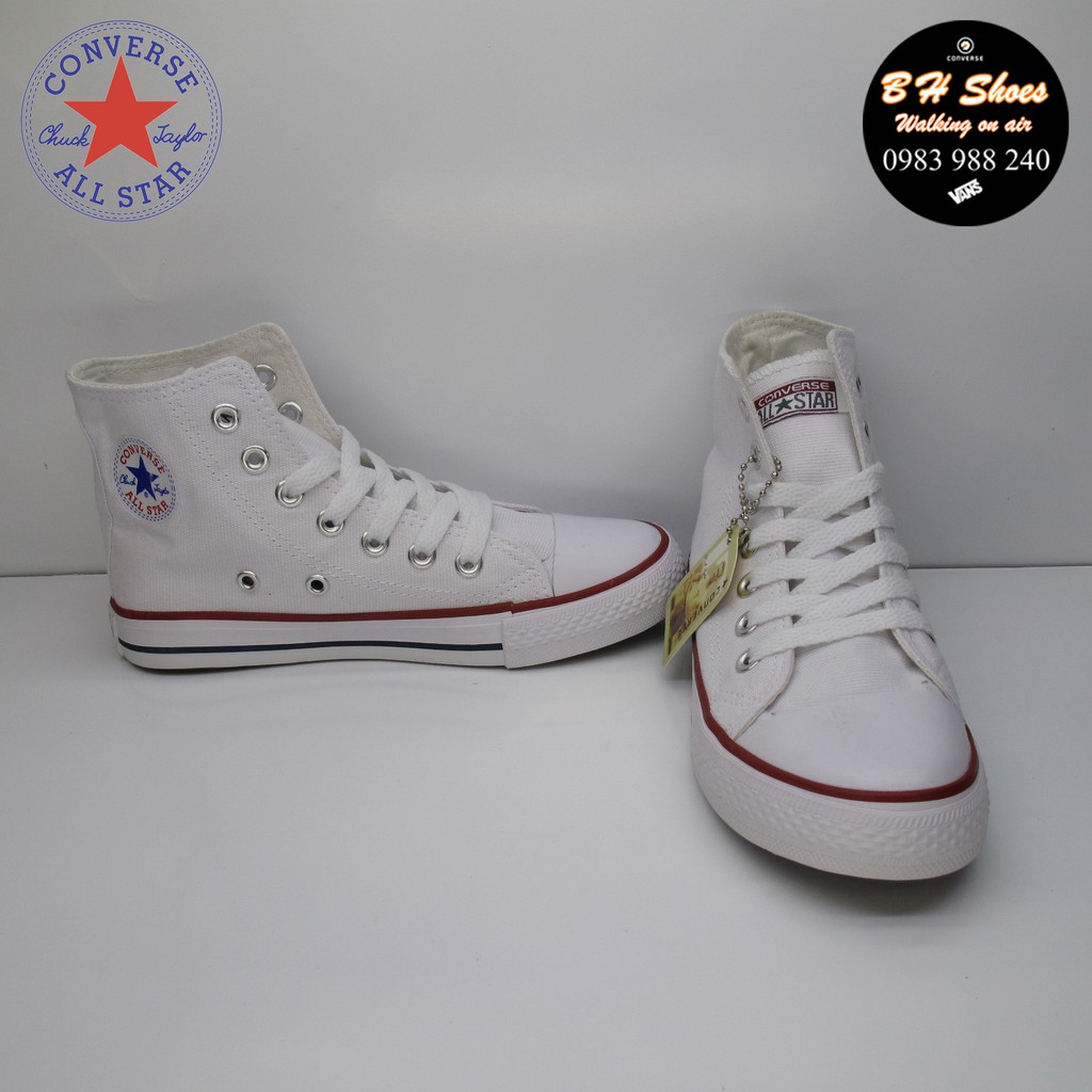 [Hộp CV] Giày Converse classic trẻ em cổ cao cổ điển vải canvas cao cấp đầy đủ tem, tag, tặng kèm hộp hãng.