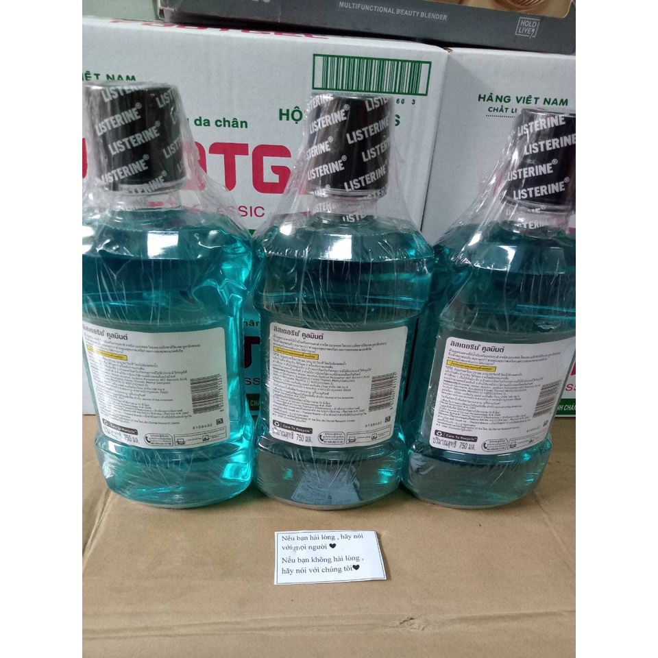 Nước xúc miệng Listerine (bộ 750ml+250ml)