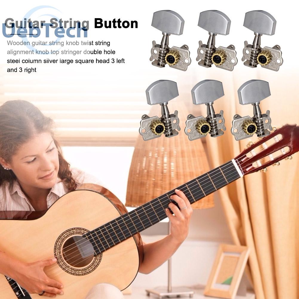 Set 6 Núm Vặn Điều Chỉnh Dây Đàn Guitar Acoustic 3L 3R