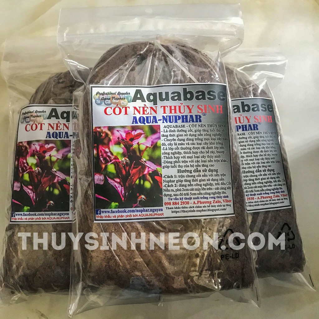 Cốt nền dinh dưỡng hồ thuỷ sinh - NUPHAR - Aquabase 1kg (Hàng Công Ty)