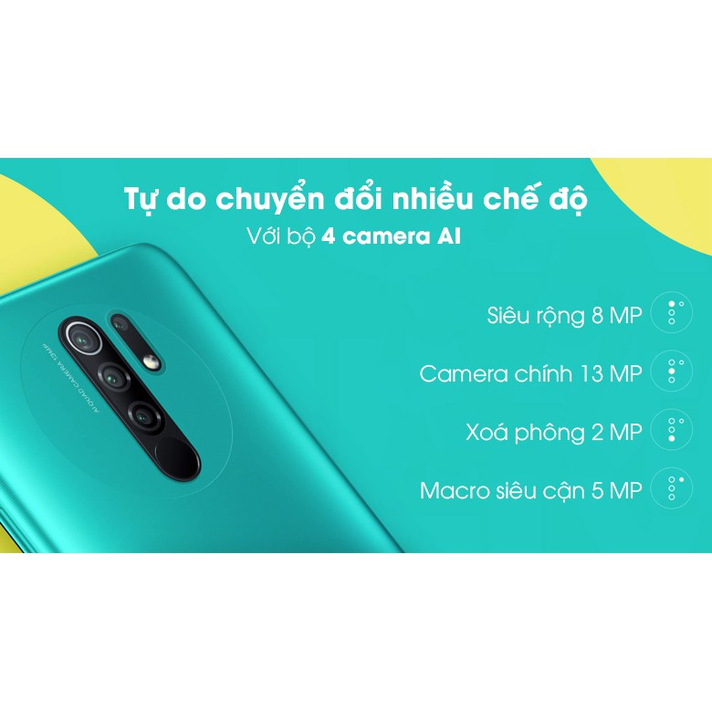 Điện Thoại Xiaomi Redmi 9 (3-32G) Chính Hãng