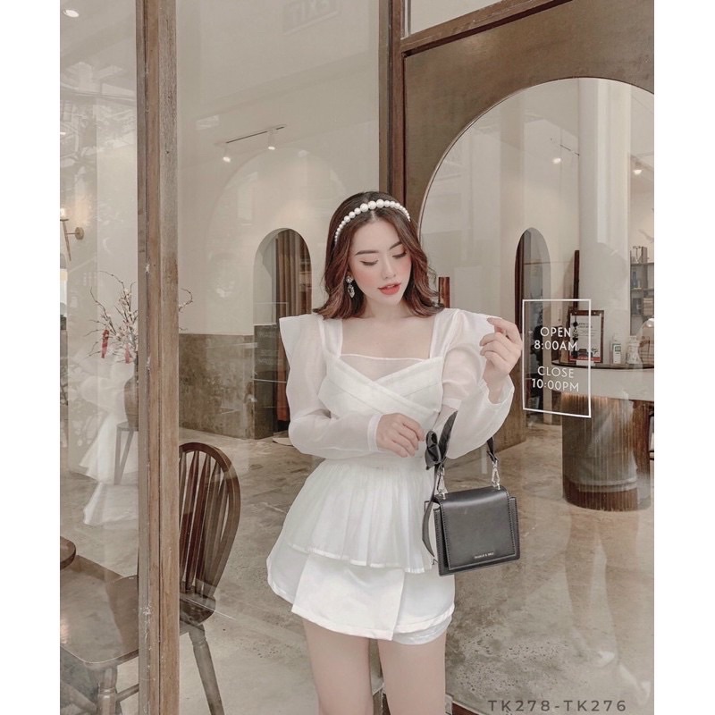 Áo peplum sang chảnh giấu bụng