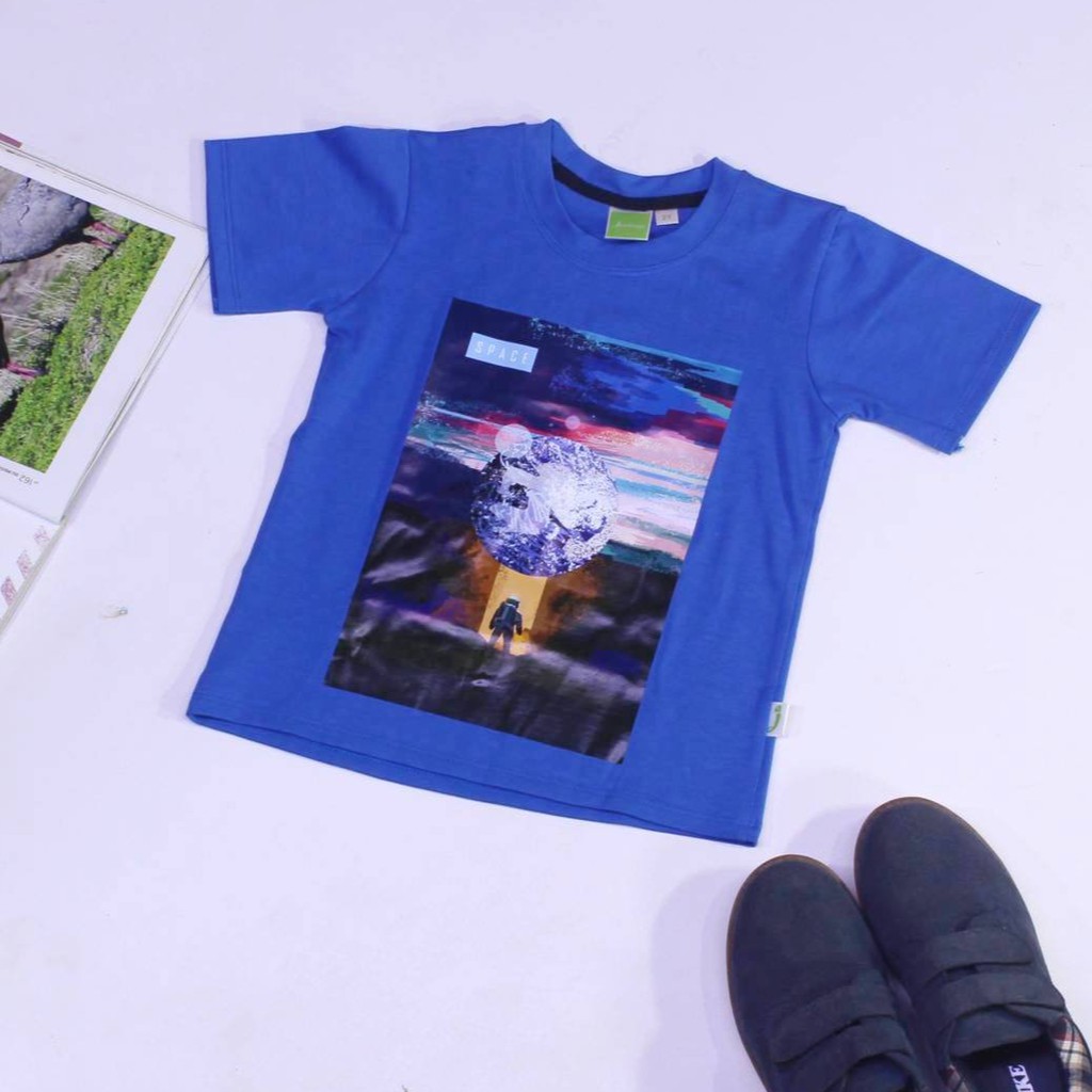 Áo thun cho bé trai,  chất liệu cotton mát mẻ - Jadiny