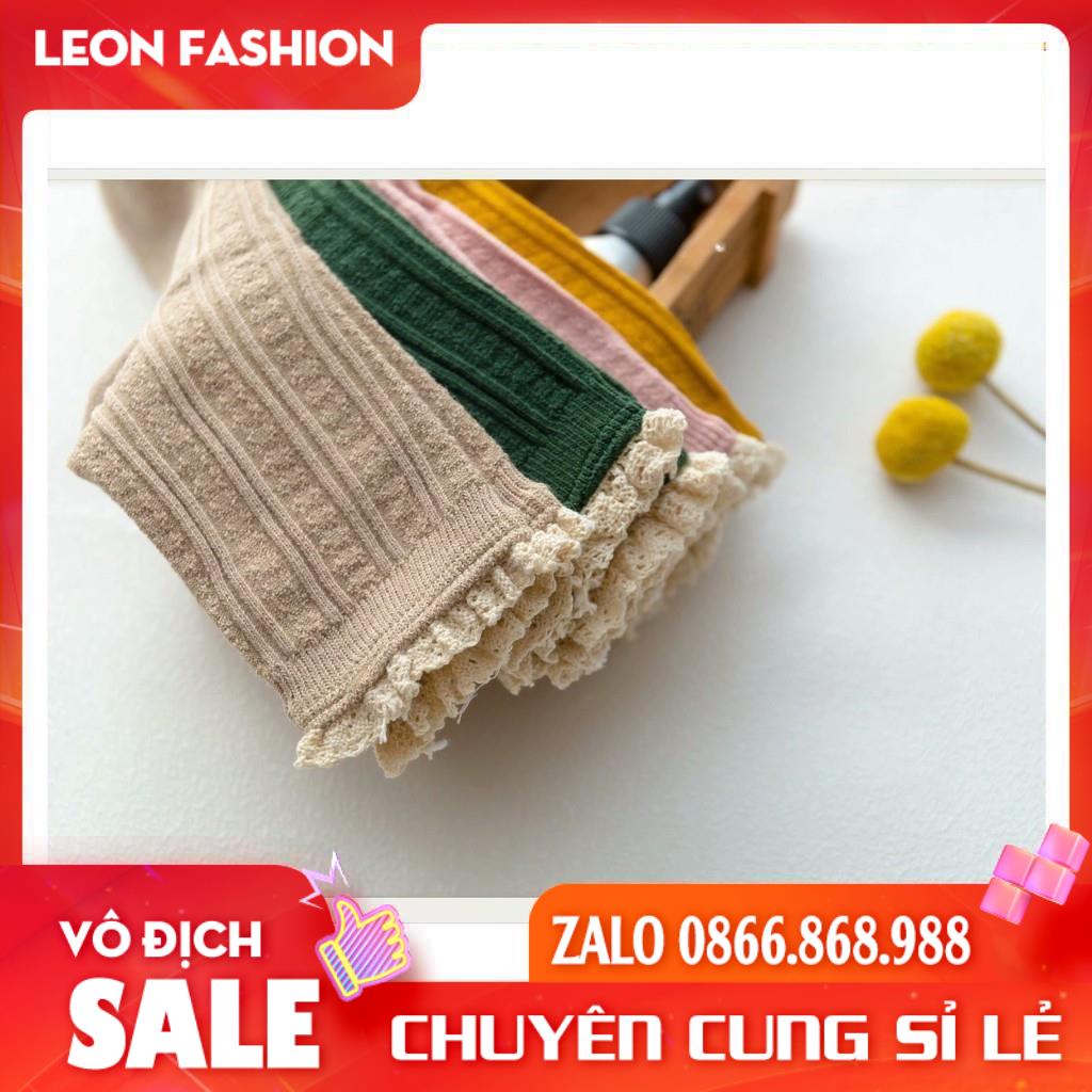 Tất Cổ Ren, Vớ Vintage CổThấp , Chất Lệu Cotton, phong cách Hàn Quốc