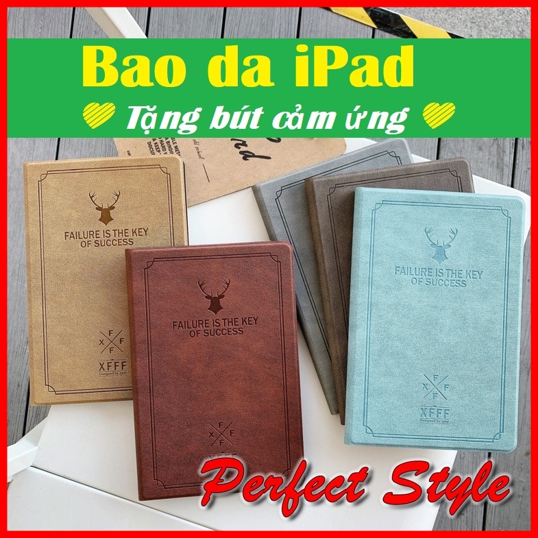 [Nhận si]Bao da IPad 2-3-4 air 1 2 Mini 1 2 3 4 5 new 2017-2018 Air 3 10.5  10.2 Air 4 gen 9 họa tiết Deer Da lộn