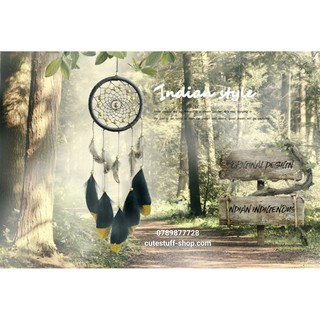 Dreamcatcher Lưới Bắt Giấc Mơ Ánh Vàng Kèm Hộp Quà Tặng