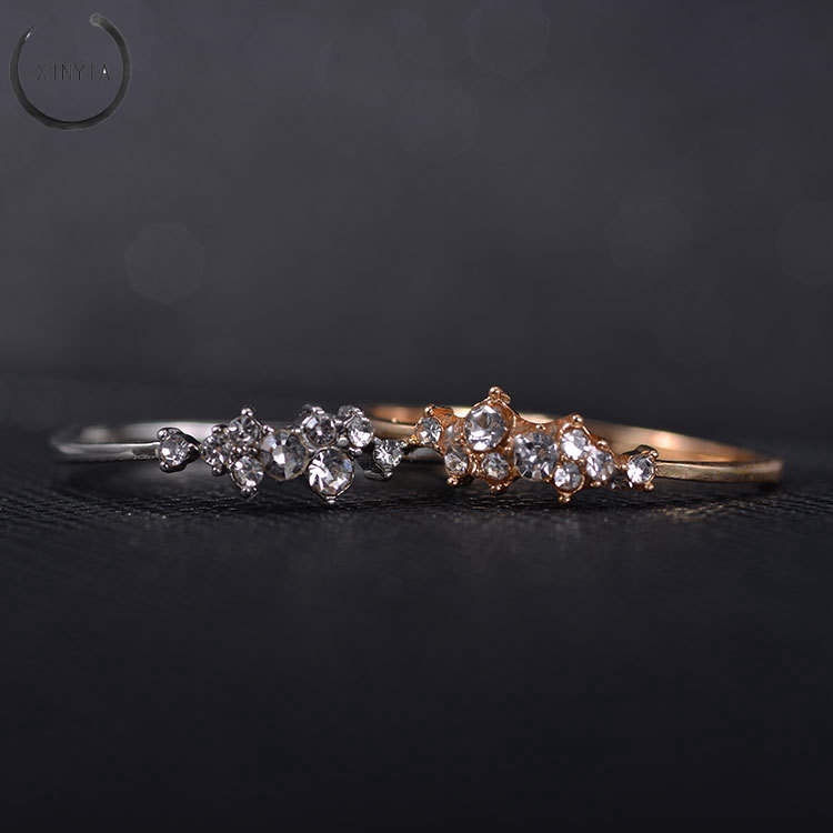 Nhẫn bạc 925 Sterling đính đá Zirconia chống dị ứng dành cho nữ