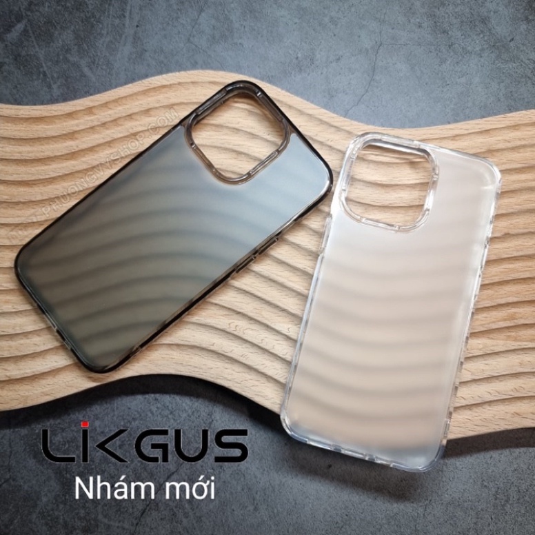 Ốp Likgus lưng cứng nhám ip14/ ip14pro/ ip14 plus/ ip14promax