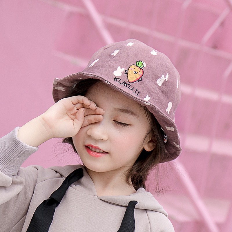 Mũ vành rộng hoạ tiết đáng yêu chống nắng bảo vệ bé yêu