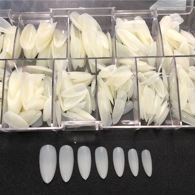 MÓng Úp Hsm Phom Bầu ( Hạt Na ) Hộp 500 Móng Chuẩn Phom