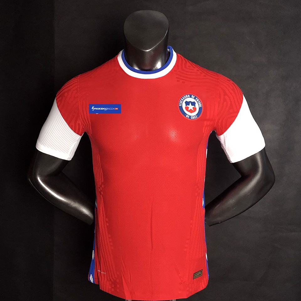 Áo đội tuyển Chile đỏ Copa America 2020-2021, áo tuyển Chile Copa America sân nhà 2021 đỏ SF (Thái Lan)