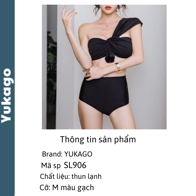 Bikini đi biển 2 mảnh hot hit 2022 lên dáng lưng cao che khuyết điểm Yukago SL906