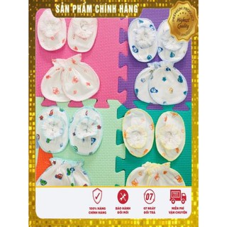 Cặp bao tay chân Hotga bo thun cho bé