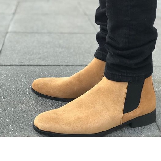 Giày Boots Nam cao cổ - Chelsea Boots Da lộn - Giày cao cổ nam