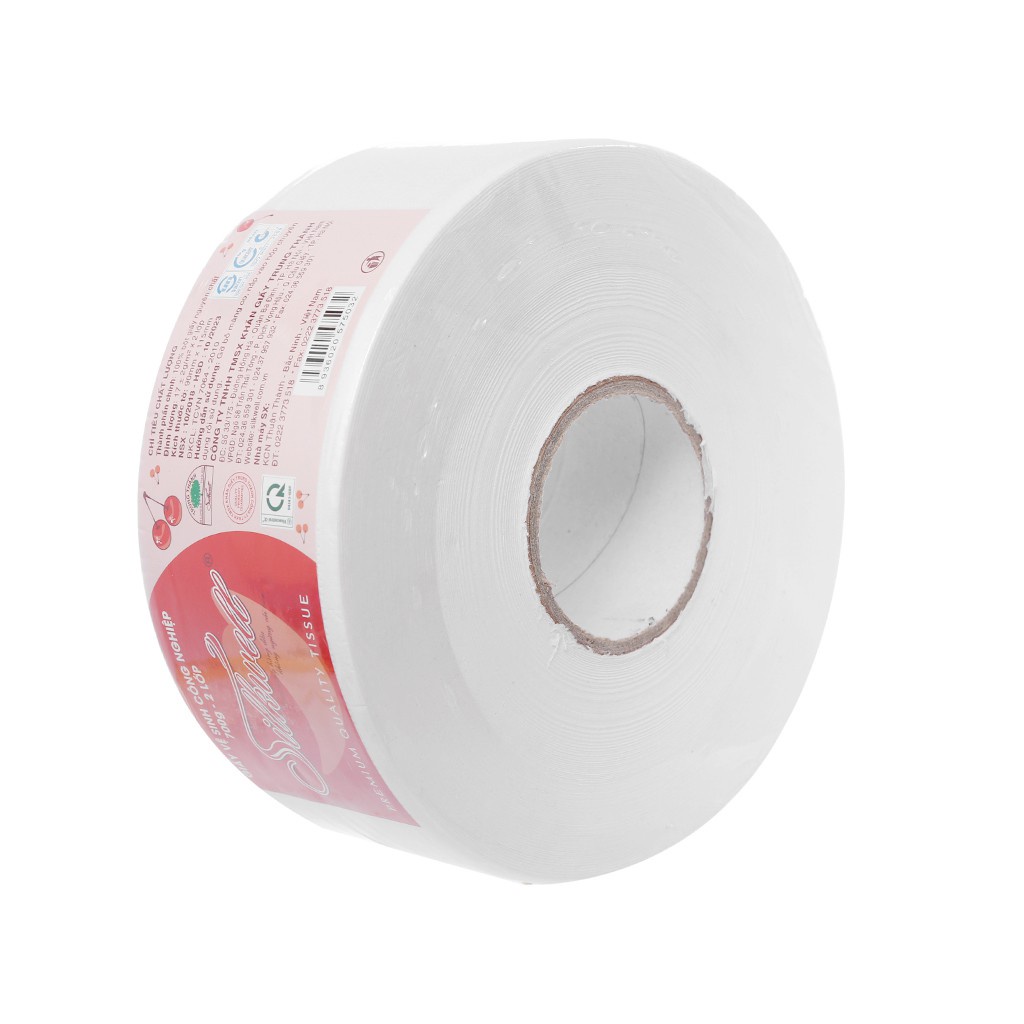 Giấy vệ sinh công nghiệp cao cấp cuộn lớn 700g Silkwell, khăn giấy vệ sinh mềm mịn hàng chính hãng