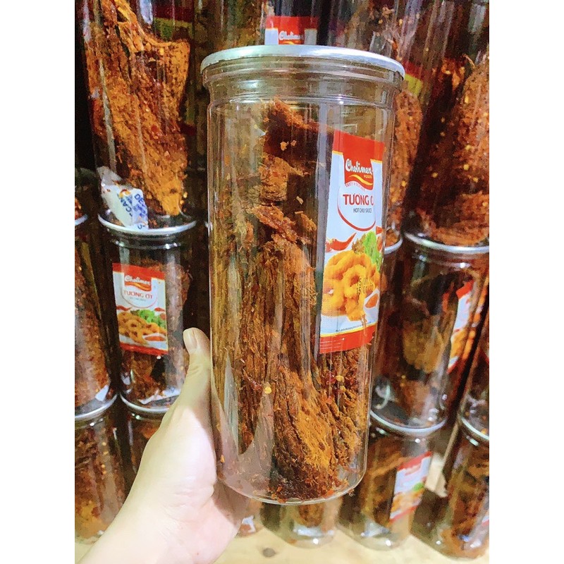 Khô bò miếng hủ pet 250gr siêu ngon